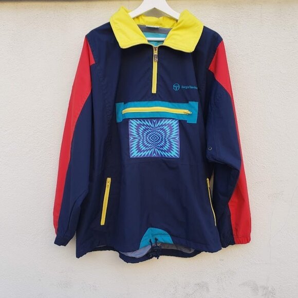 Sergio Tacchini Psych Patch Windbreaker - Picture 2 of 6